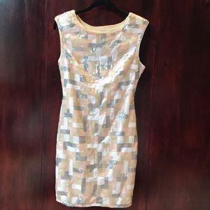 Sequined mini dress